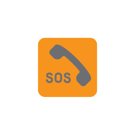 tunnel safety icon sos phones
