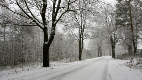 Snow on the road