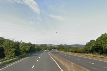 Streetview picture of the A55 at J27